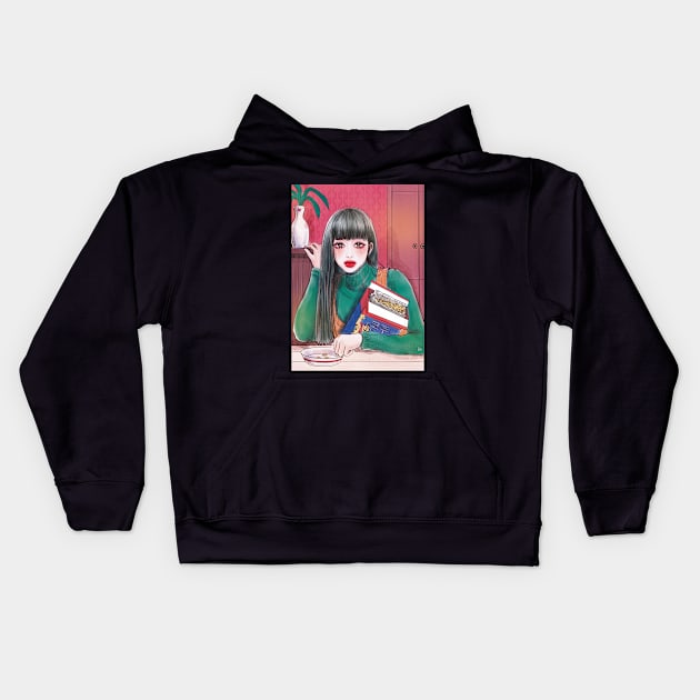 Cereal Kids Hoodie by dahye